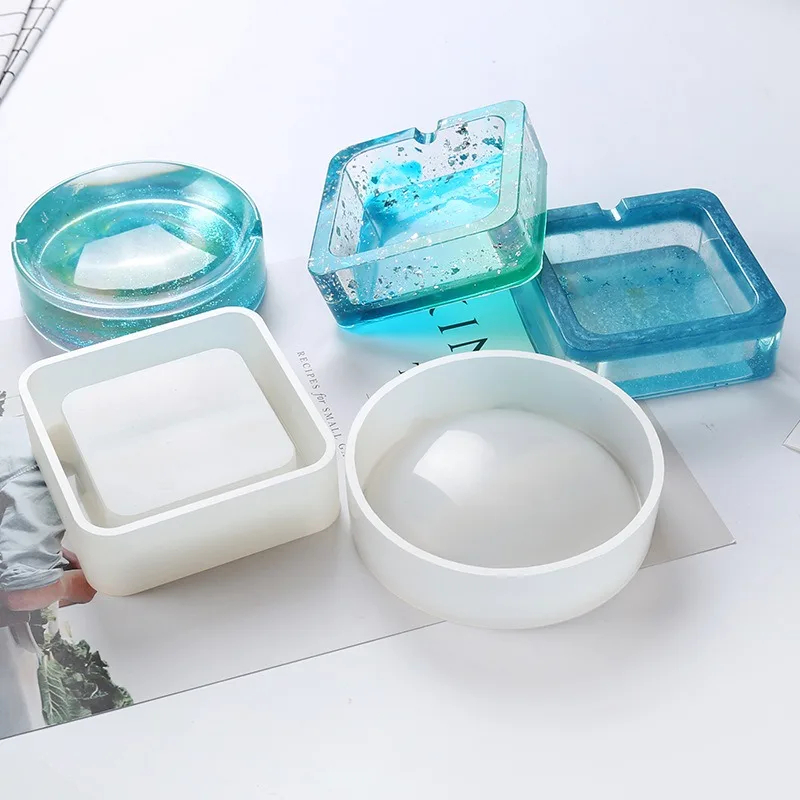 Resin Art Stone - Силиконовая форма для пепельницы, смоляная форма,
