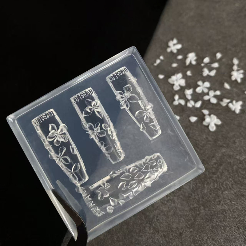 Resin Art Template - Силиконовые формы для дизайна ногтей 3D: