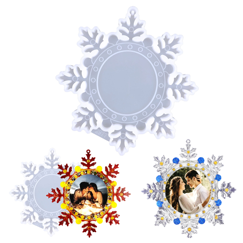 Resin Art Frame - Рождественская фоторамка из эпоксидной смолы, силиконовая
