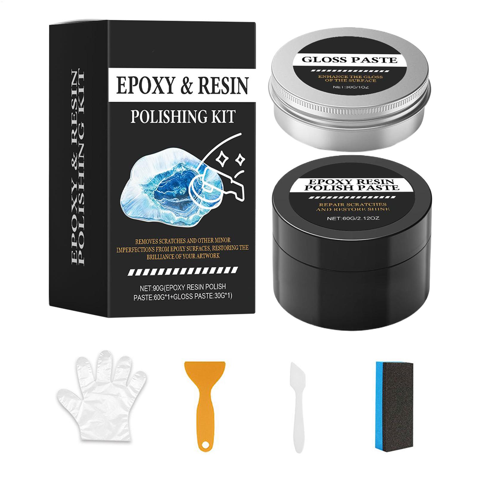 Resin Art Kit For Beginners - Глянцевая полировальная паста из эпоксидной смолы,