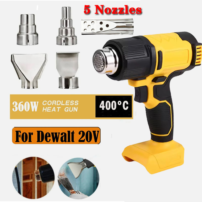 Resin Art Heat Gun - Беспроводной термофен для аккумулятора Dewalt 20V