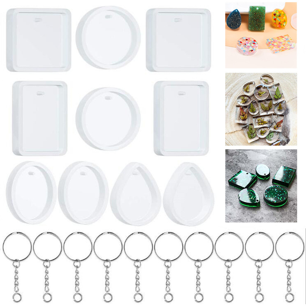 Resin Art Kit For Beginners - 20 шт/набор DIY брелок для ключей,