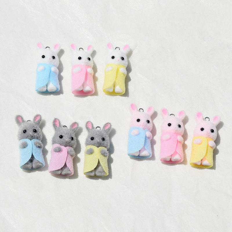 Resin Art Essentials - 3 шт. 3D флокированные смолы кролик