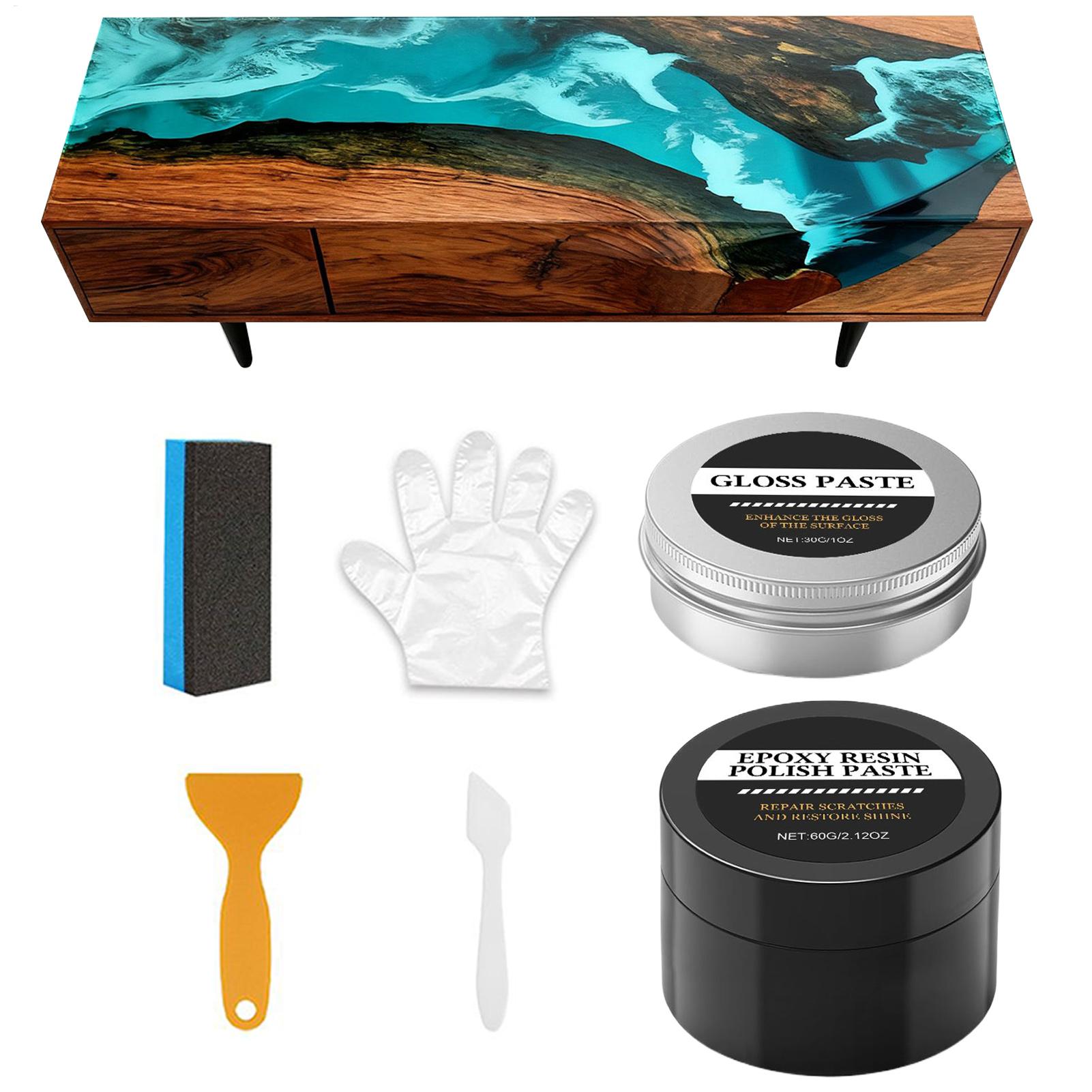Resin Art Kit For Beginners - Набор для полировки эпоксидной смолы, восстанавливающий