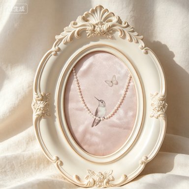 Resin Art Frame - Французская винтажная настенная фоторамка-картина: элегантный декор