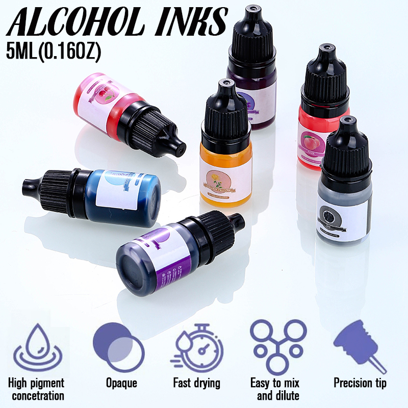 Цветной пигмент из эпоксидной  – обзор и цена Resin Art Kit For Beginners