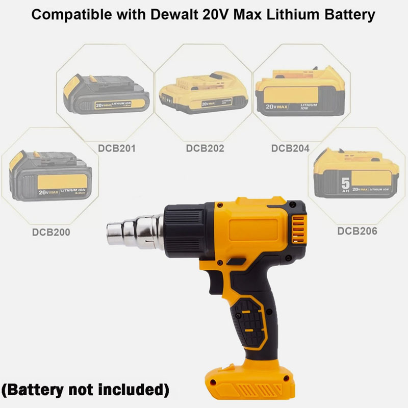 Беспроводной термофен для акку – обзор и цена Resin Art Heat Gun