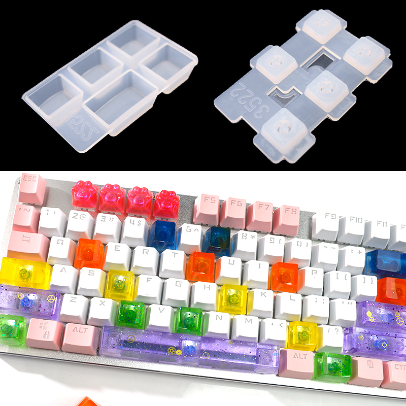 Форма для ключей, силиконовая  – обзор и цена Resin Art Equipment