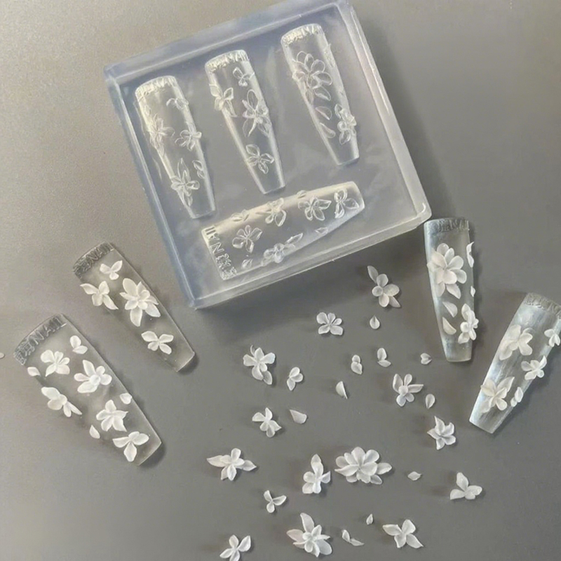 Силиконовая форма для ногтей 3 – обзор и цена Resin Art Template