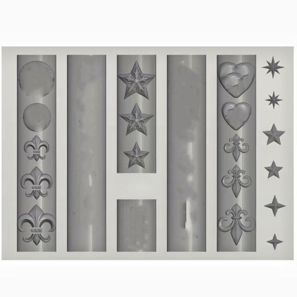 Рождественская 3D-силиконовая  – обзор и цена Resin Art Template