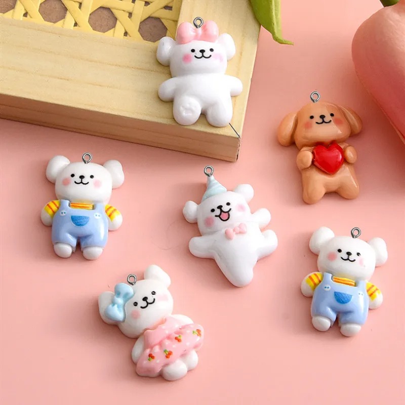 10 шт. мультяшных подвесок-соб – обзор и цена Resin Art Gift Ideas